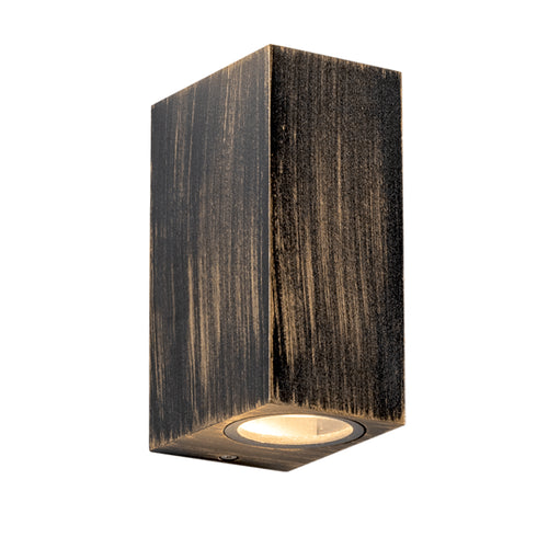 GU10 WALL LUMINAIRE PLASTIC 230V AC RUST IP65 MAX.2X3W LED SL8111GU10R